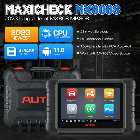 autel mx808 ford compression test|autel maxicheck mx808s.